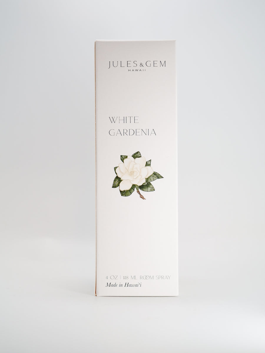 4 oz Room Spray / White Gardenia – Jules & Gem Hawaii