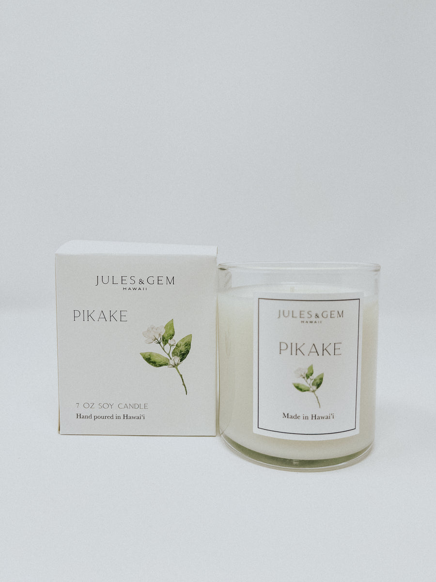 Pikake 7 oz Candle Jules & Gem Hawaii