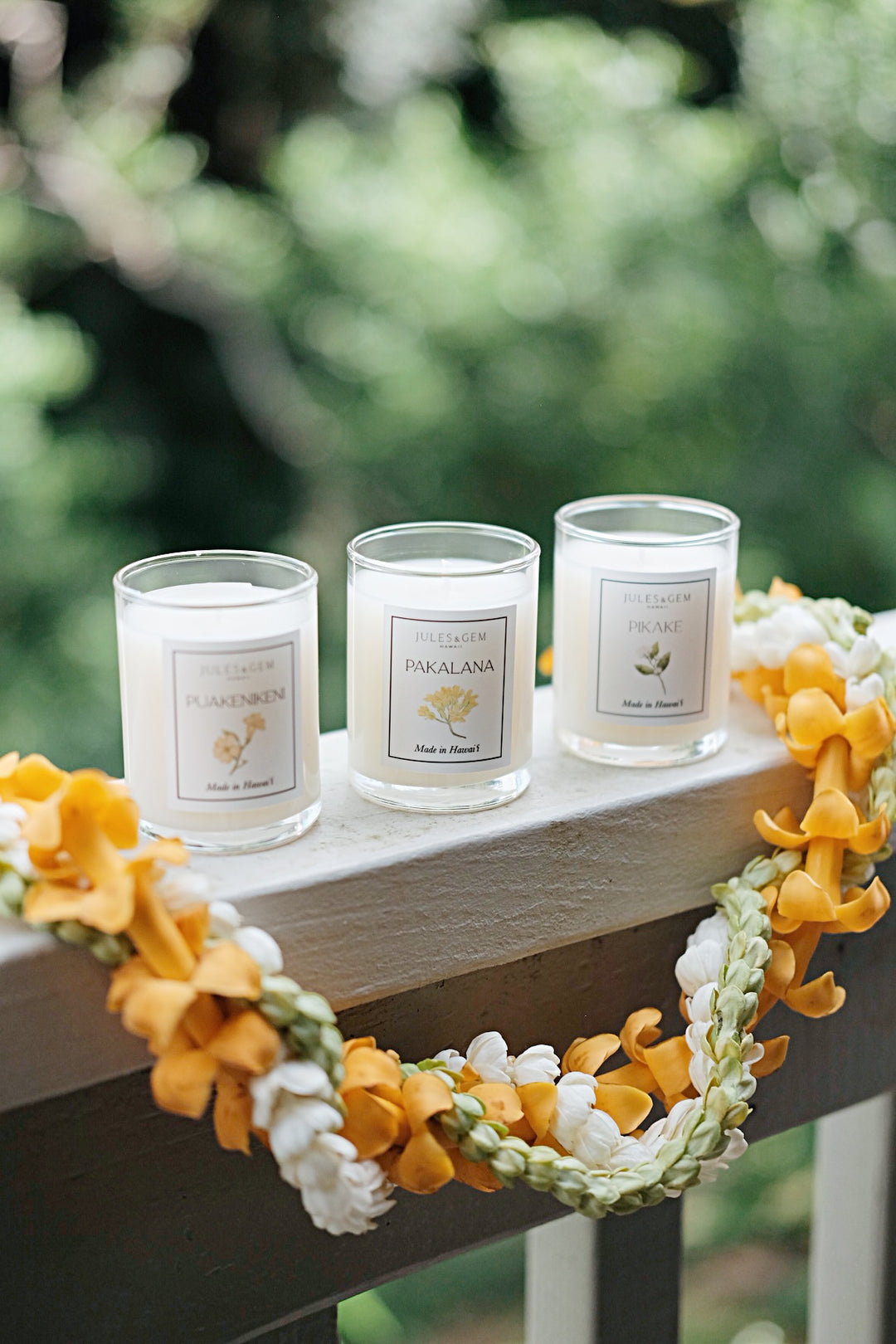 Hawaiian Lei Luxury 3 oz Candle Set – Jules & Gem Hawaii