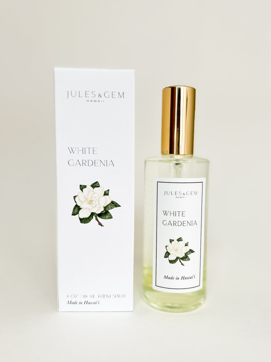 ホワイトガーデニア 4オンス ルームスプレー – Jules & Gem Hawaii