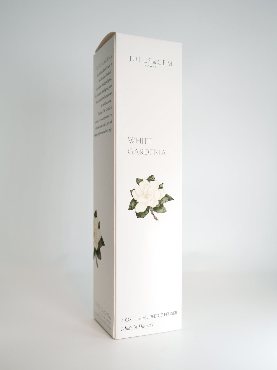 4 oz Reed Diffuser / White Gardenia – Jules & Gem Hawaii