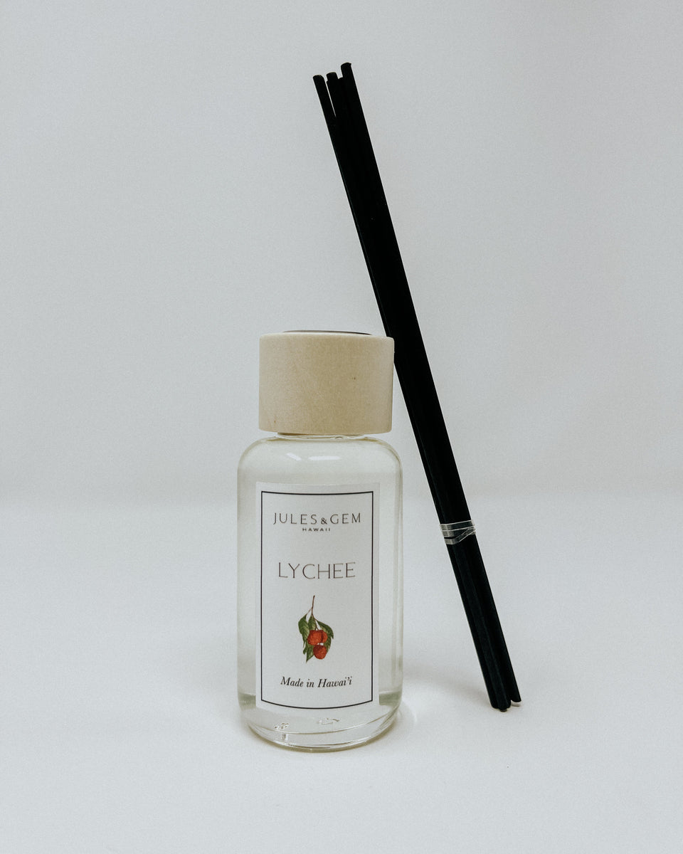 Lychee Reed Diffuser Lychee Reed Diffuser – Jules & Gem Hawaii